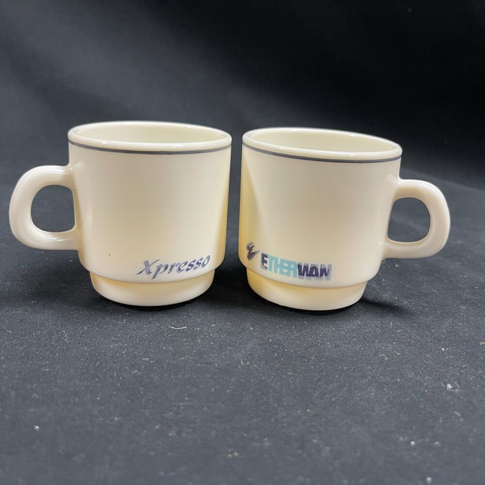 Etherwan Xpresso Espresso Demi Cups Set of 2 Arcopal France Gastronomie